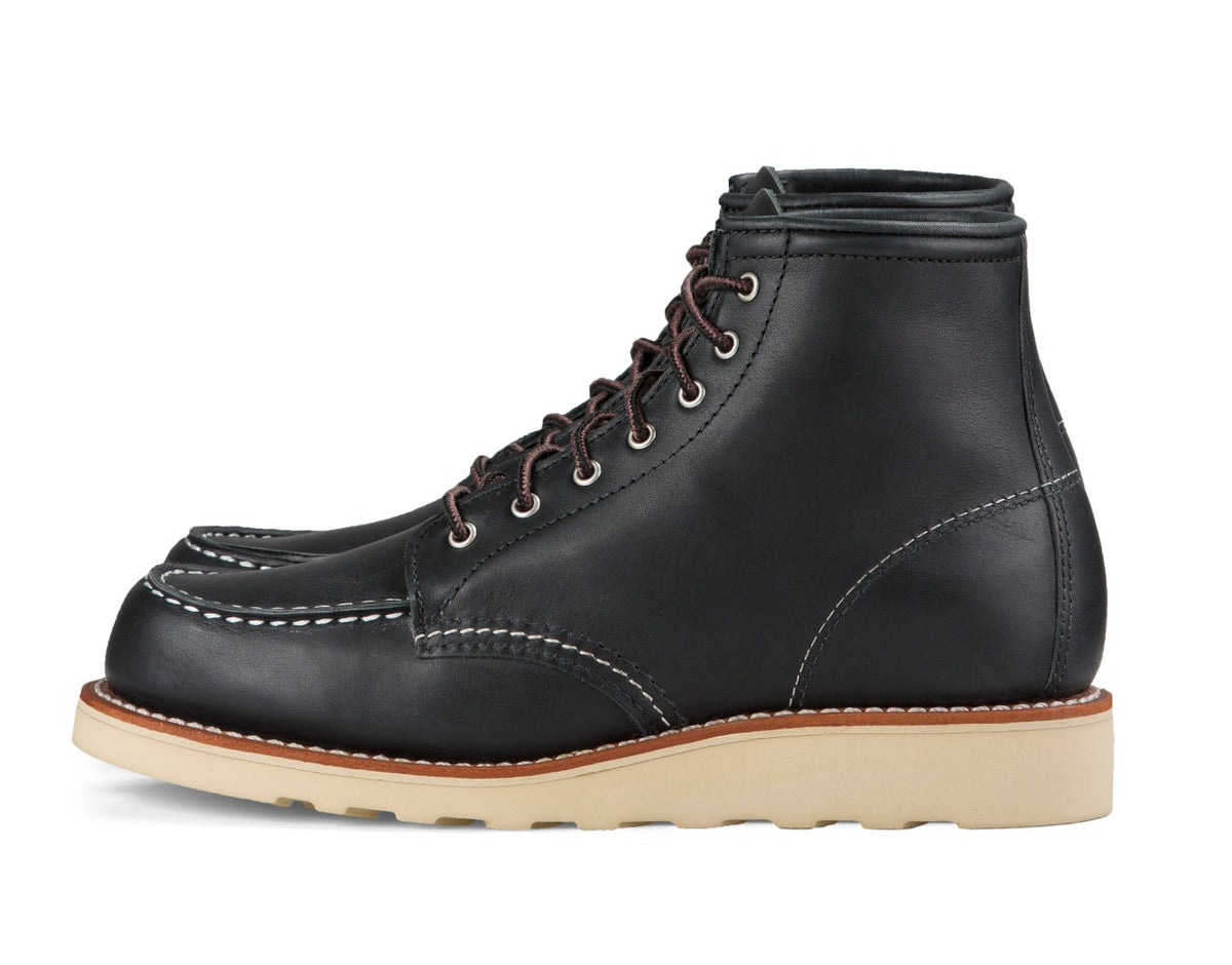 Black red wing moc toe online